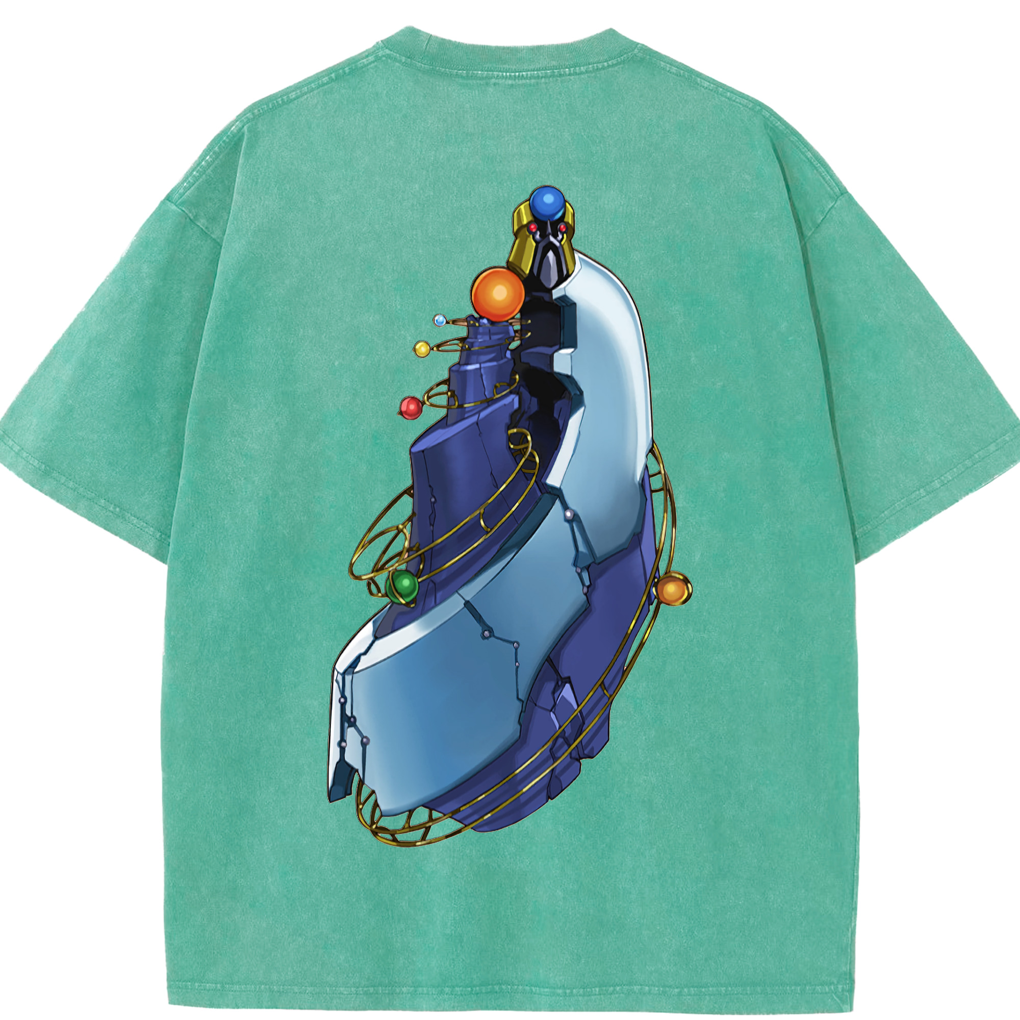 （画像用） 遊☆戯☆王 Yu-Gi-Oh! 綿100% ヴィンテージ風 半袖Tシャツ（背面プリント）